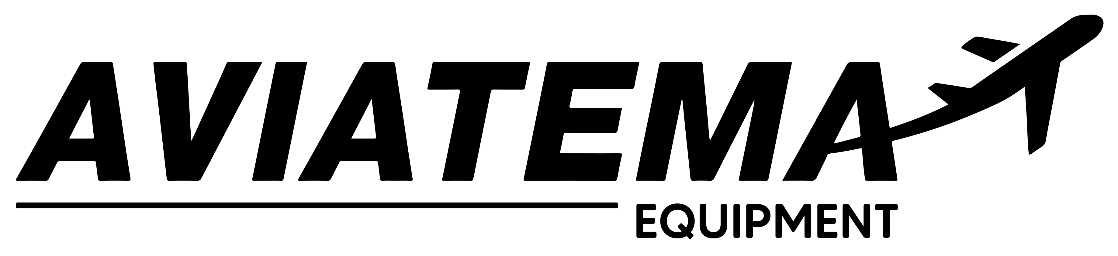 Aviatema equipment logo black